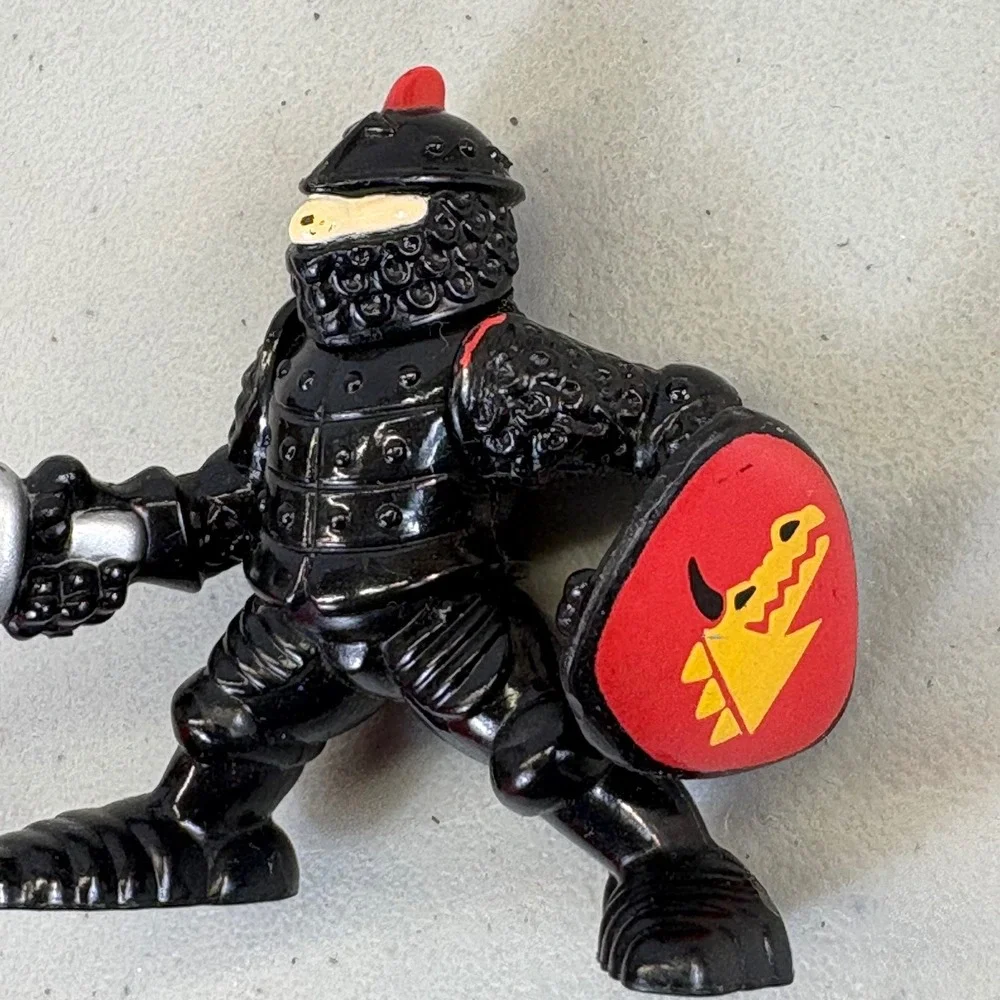 2 Vintage 1994 Fisher-Price Great Adventures Knights Action Figures Knight Lion